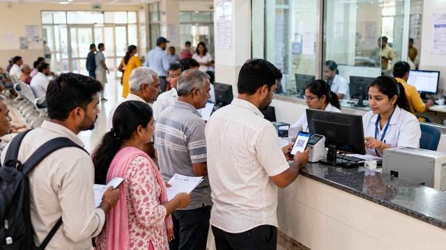 फरीदाबाद नागरिक अस्पताल में ऑनलाइन भुगतान और रजिस्ट्रेशन शुरू