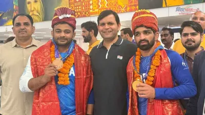हरियाणा के खिलाड़ियों ने एशिया चैंपियनशिप में जीते 32 पदक, गौरव गौतम ने किया स्वागत