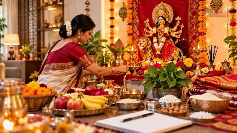 नवरात्रि से पहले घर, व्रत और पूजा की तैयारी कैसे करें? महिलाओं के लिए पूरी चेकलिस्ट