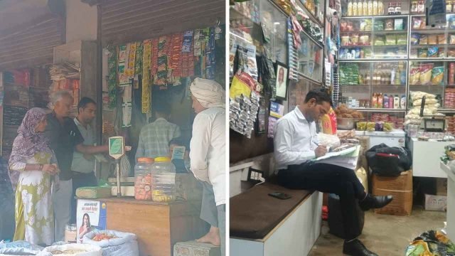 व्रत की खाद्य सामग्री पर पलवल में विभाग का निरिक्षण