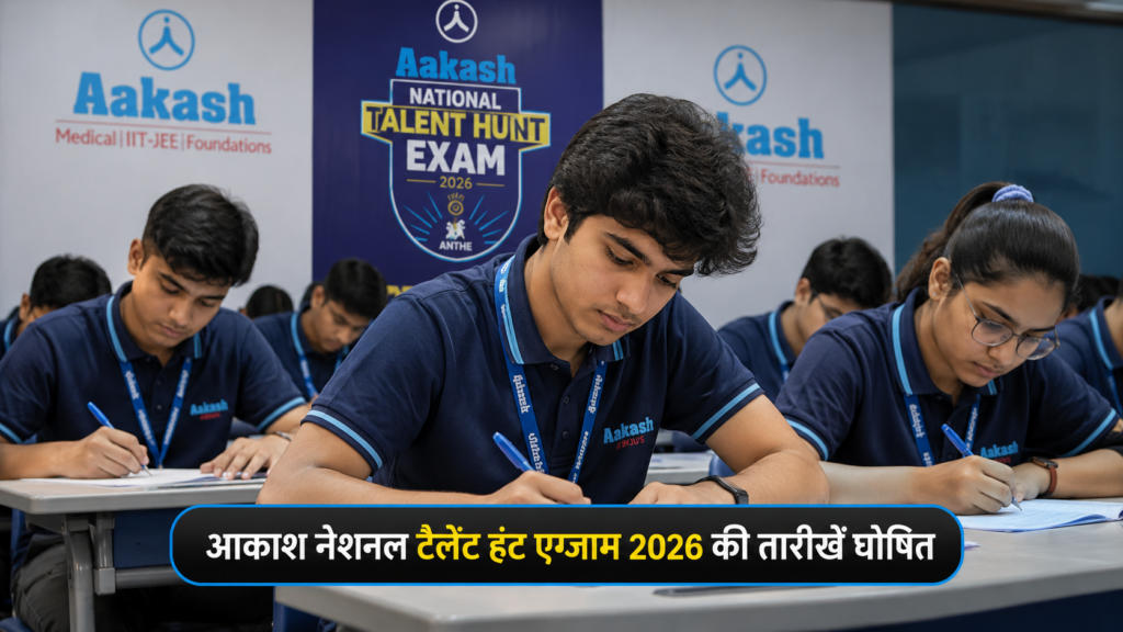 ANTHE Scholarship 2026: डॉक्टर-इंजीनियर बनने का सपना होगा सच, आकाश इंस्टीट्यूट देगा 250 करोड़ की स्कॉलरशिप, परीक्षा की तारीखें घोषित