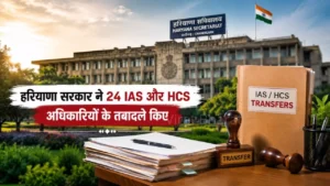 हरियाणा में बड़ा प्रशासनिक फेरबदल: 24 IAS और HCS अधिकारियों का तबादला, देखें पूरी लिस्ट